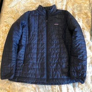 Patagonia Nano Puff Navy Jacket Women’s XL